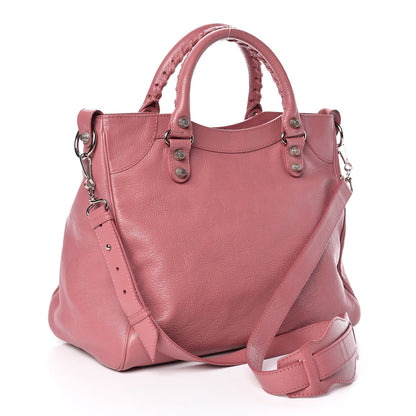Balenciaga Chevre Giant 12 Silver Hardware Velo Rose Bruyere 3 of 22