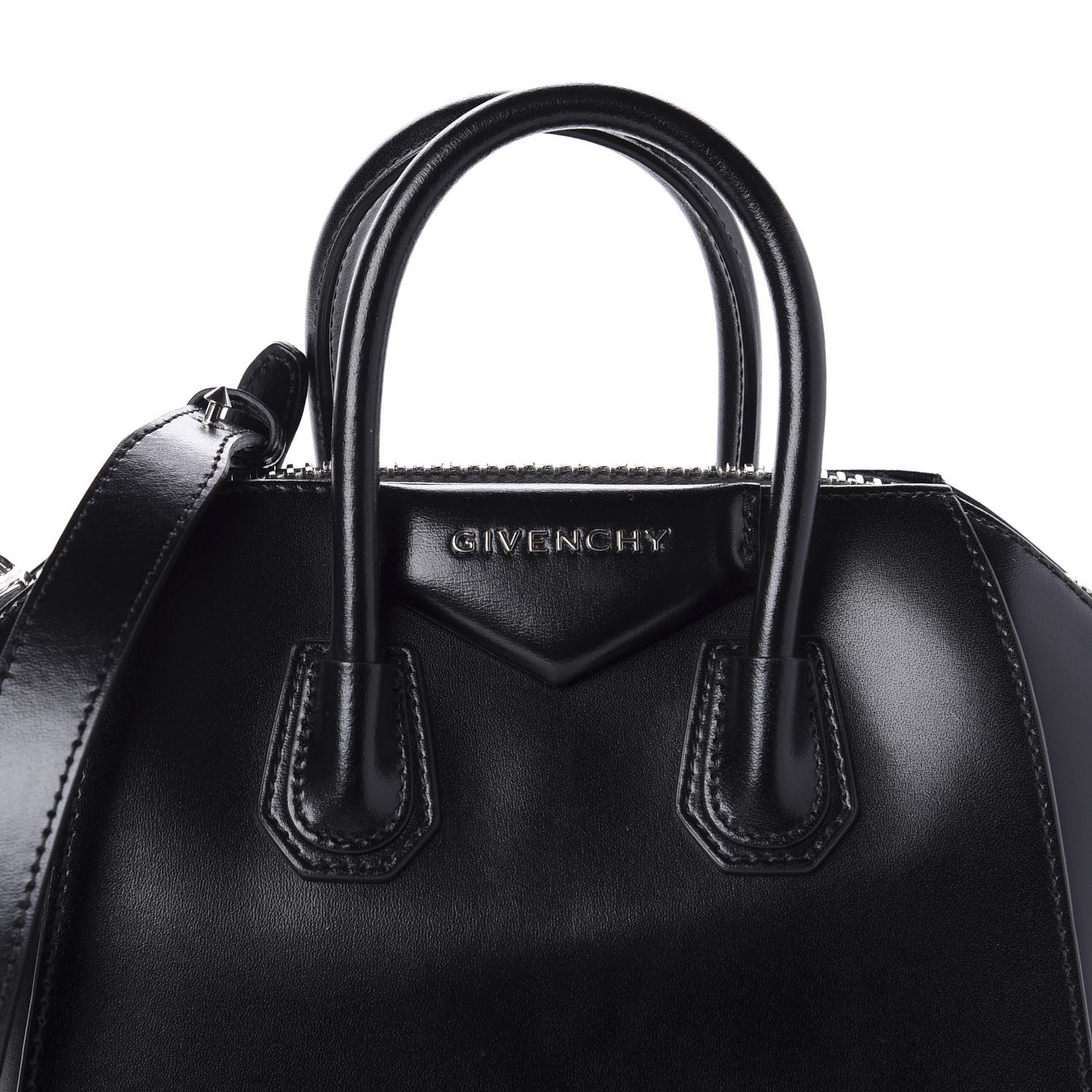 Givenchy Shiny Lord Calfskin Mini Antigona Black 11 of 11