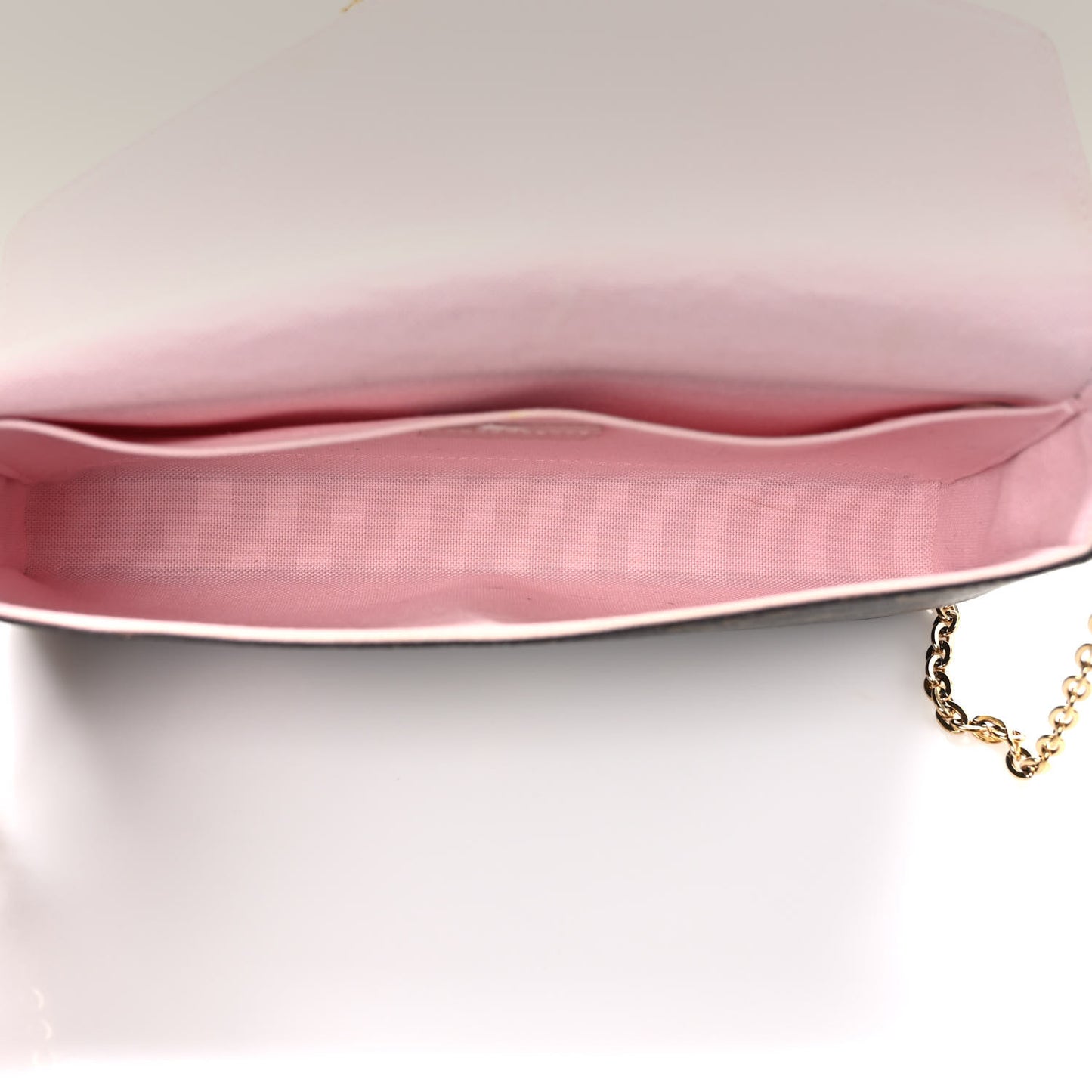 Monogram My LV World Tour Pochette Felicie Chain Wallet Rose Ballerine