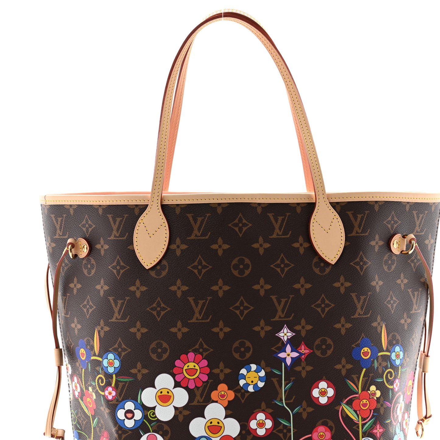 LV X TM Monogram Flowers Neverfull MM