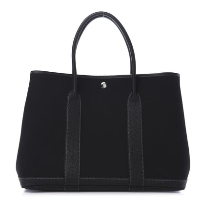 Hermes Toile Negonda Garden Party Tote 36 MM Black 1 of 11