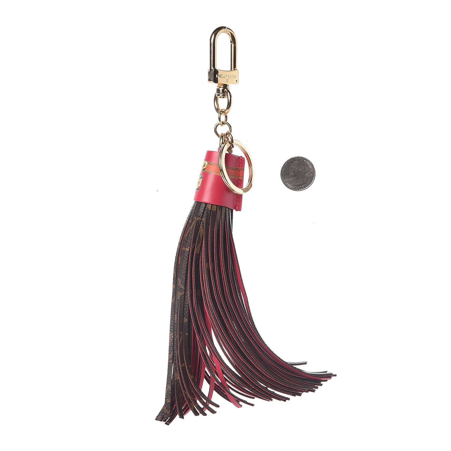 Louis Vuitton Monogram Summer Trunk Tassel Bag Charm Key Holder 2 of 2
