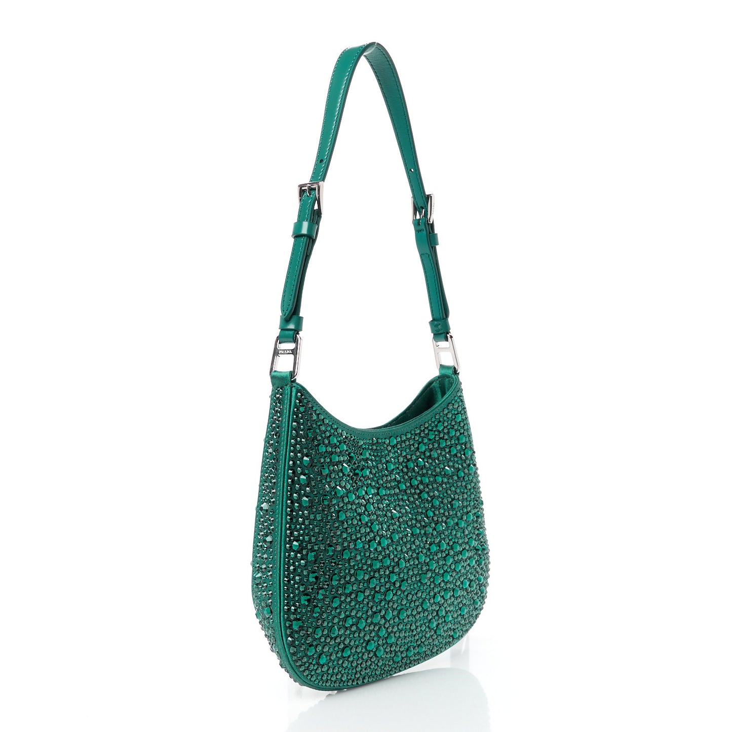 Satin Crystal Cleo Adjustable Strap Shoulder Bag Mango