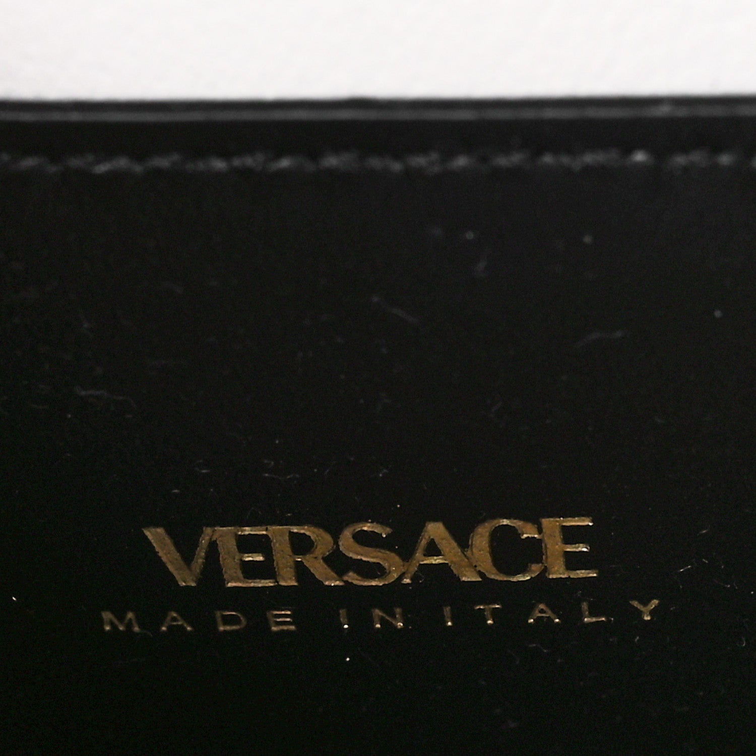 Versace Grained Calfskin La Medusa Shoulder Bag White 6 of 8