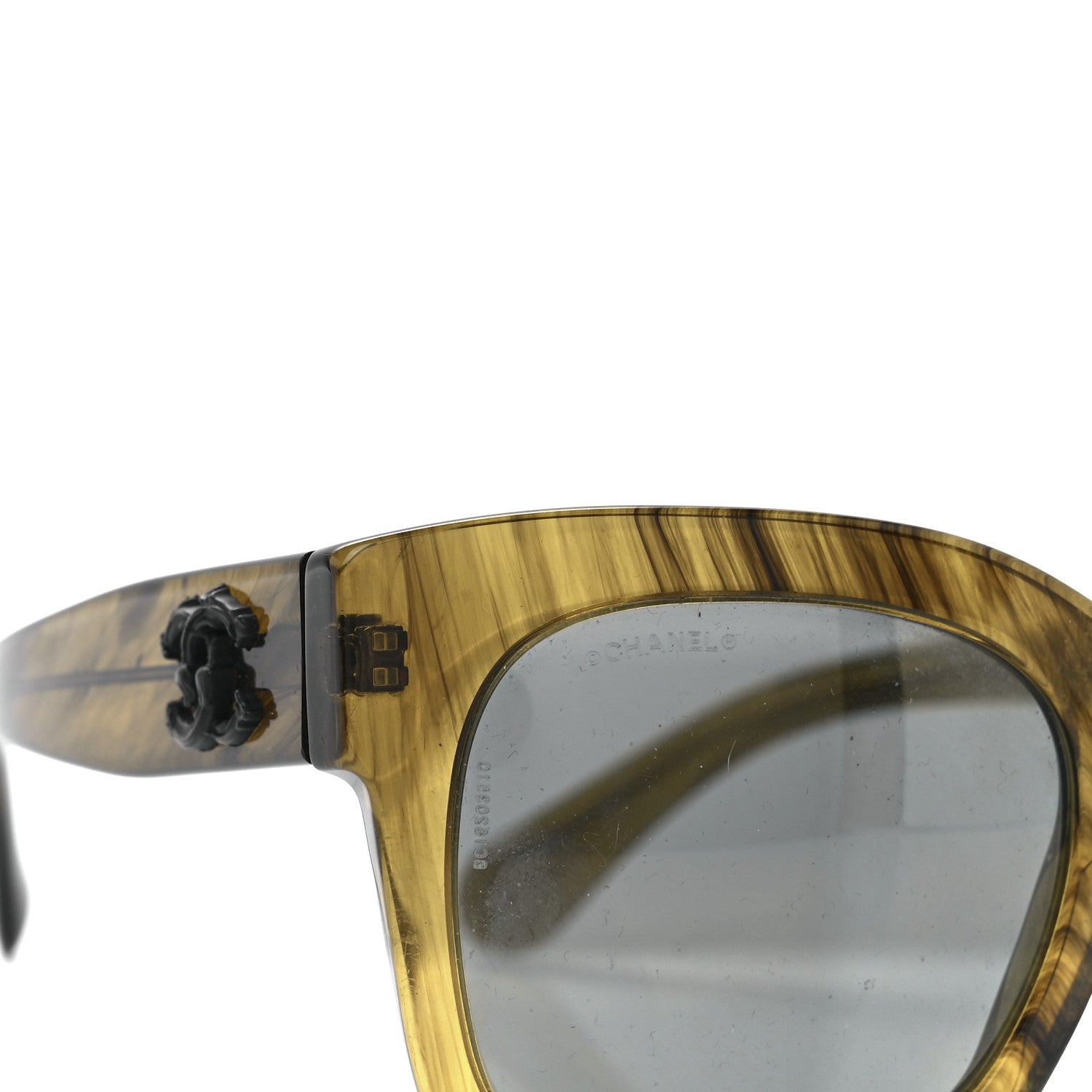 Chanel Acetate CC Fall Square Sunglasses 5357 Yellow 7 of 8