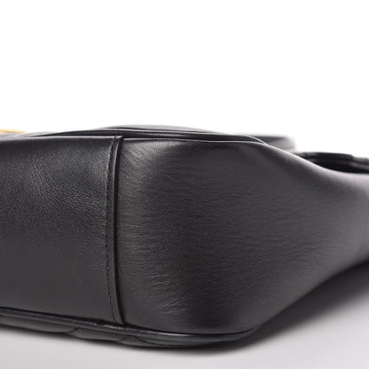Gucci Calfskin Matelasse Medium GG Marmont Shoulder Bag Black 12 of 12