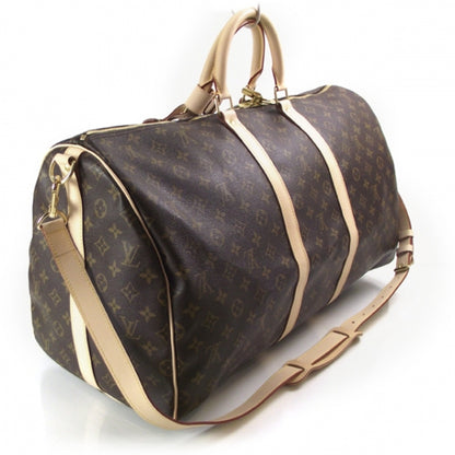 Louis Vuitton Monogram Keepall 55 + Strap 3 of 8
