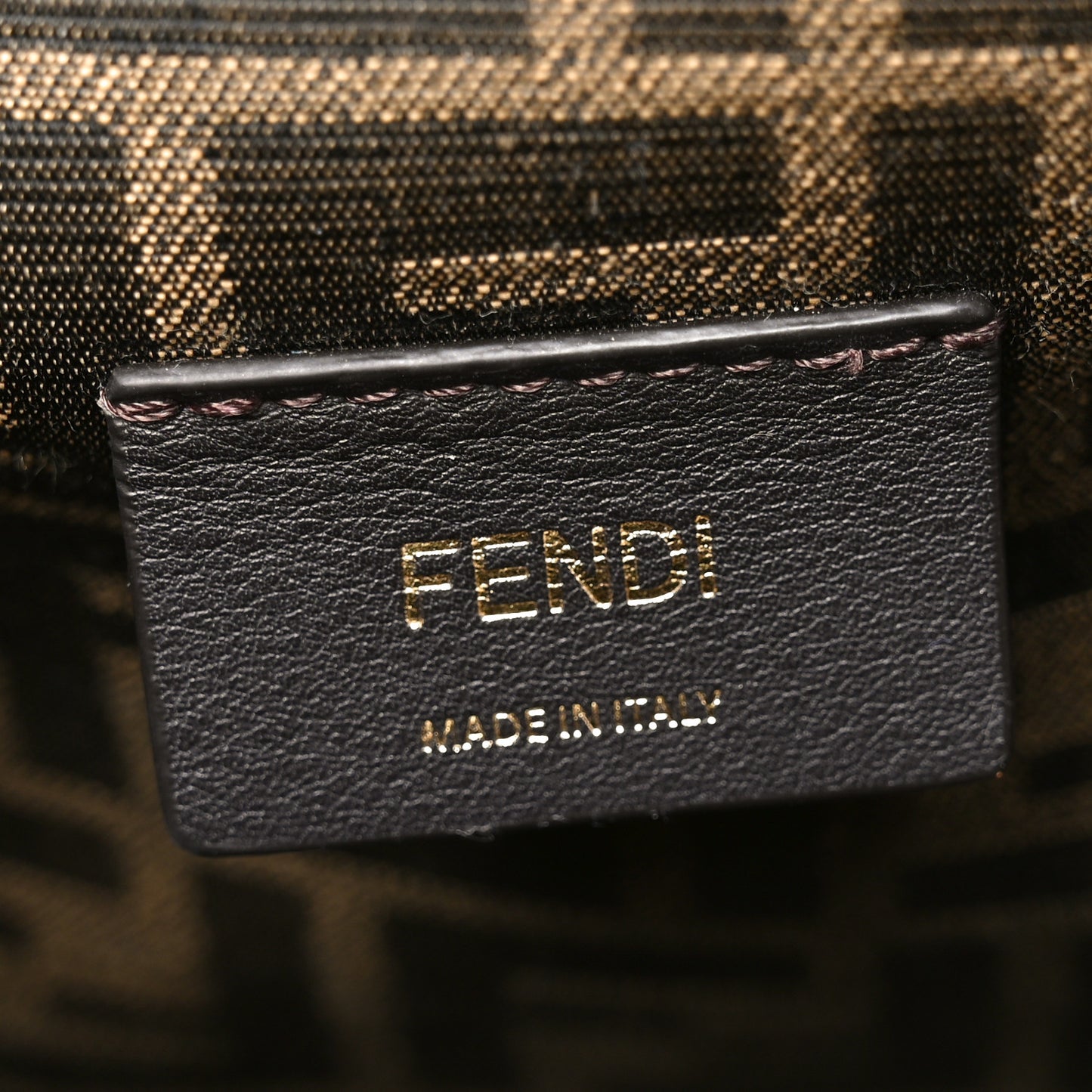 Shiny Nappa Medium Fendi First Dark Blue