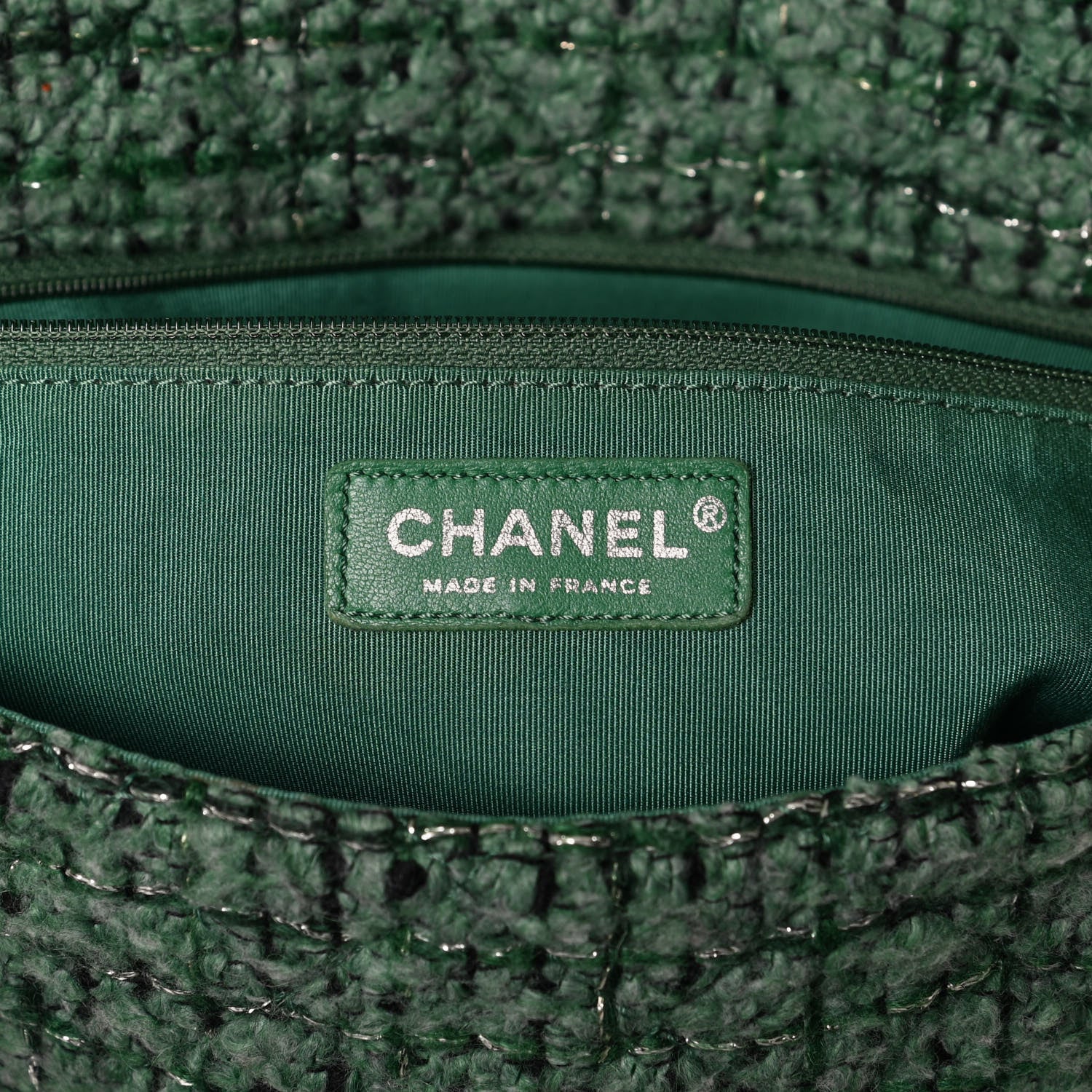 Chanel Tweed Easy 2.55 Reissue Flap Green 6 of 13