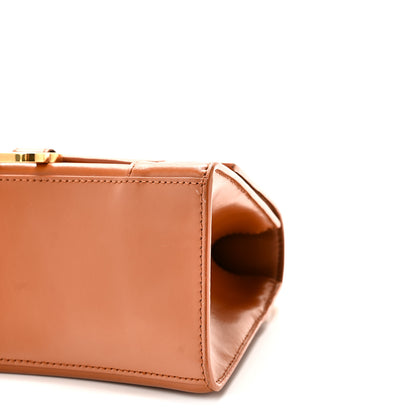 Balenciaga Shiny Box Calfskin Small Hourglass Top Handle Bag Camel 9 of 9