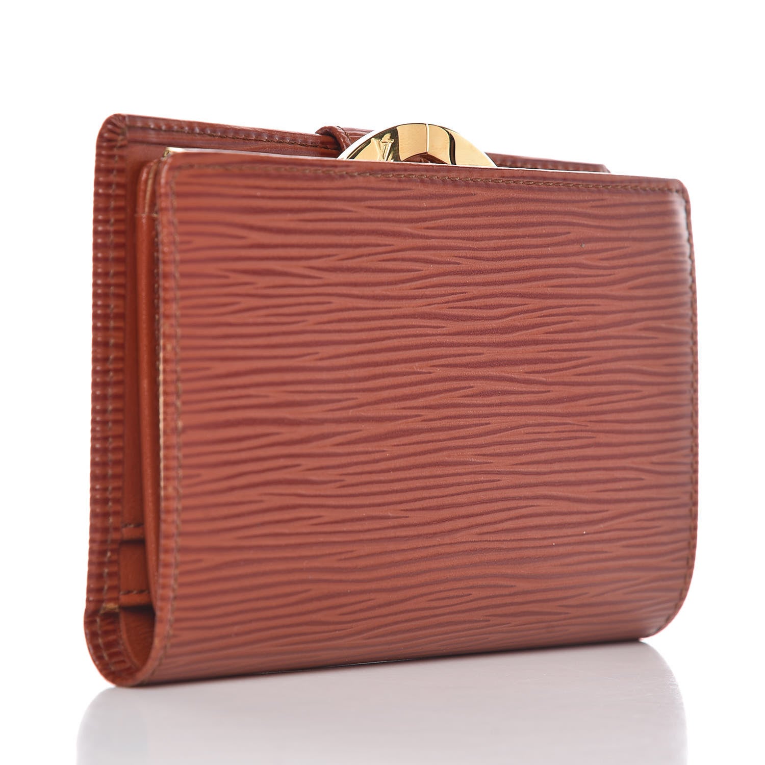 Louis Vuitton Epi French Purse Wallet Kenyan Fawn 3 of 14
