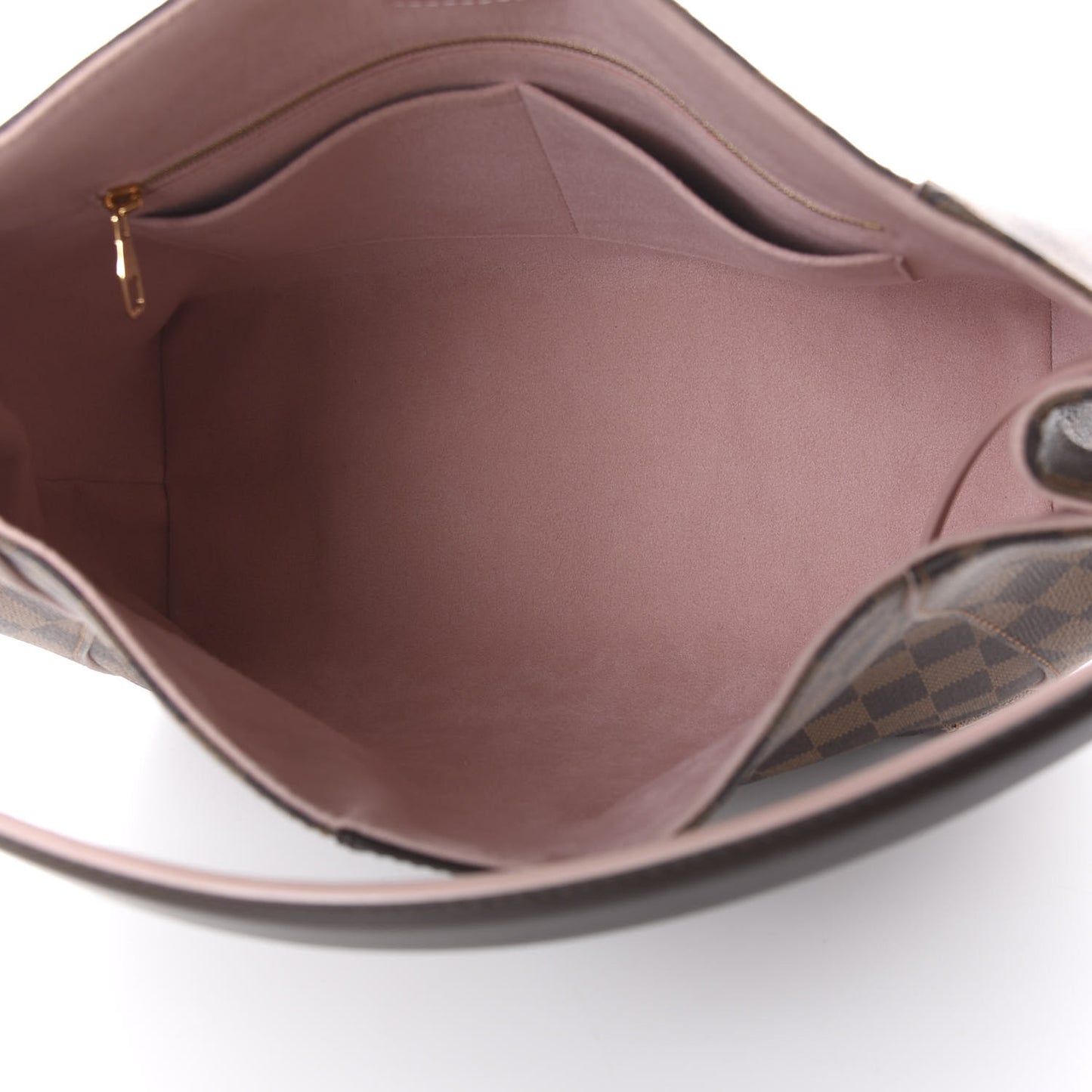 Damier Ebene Caissa Hobo Rose Ballerine