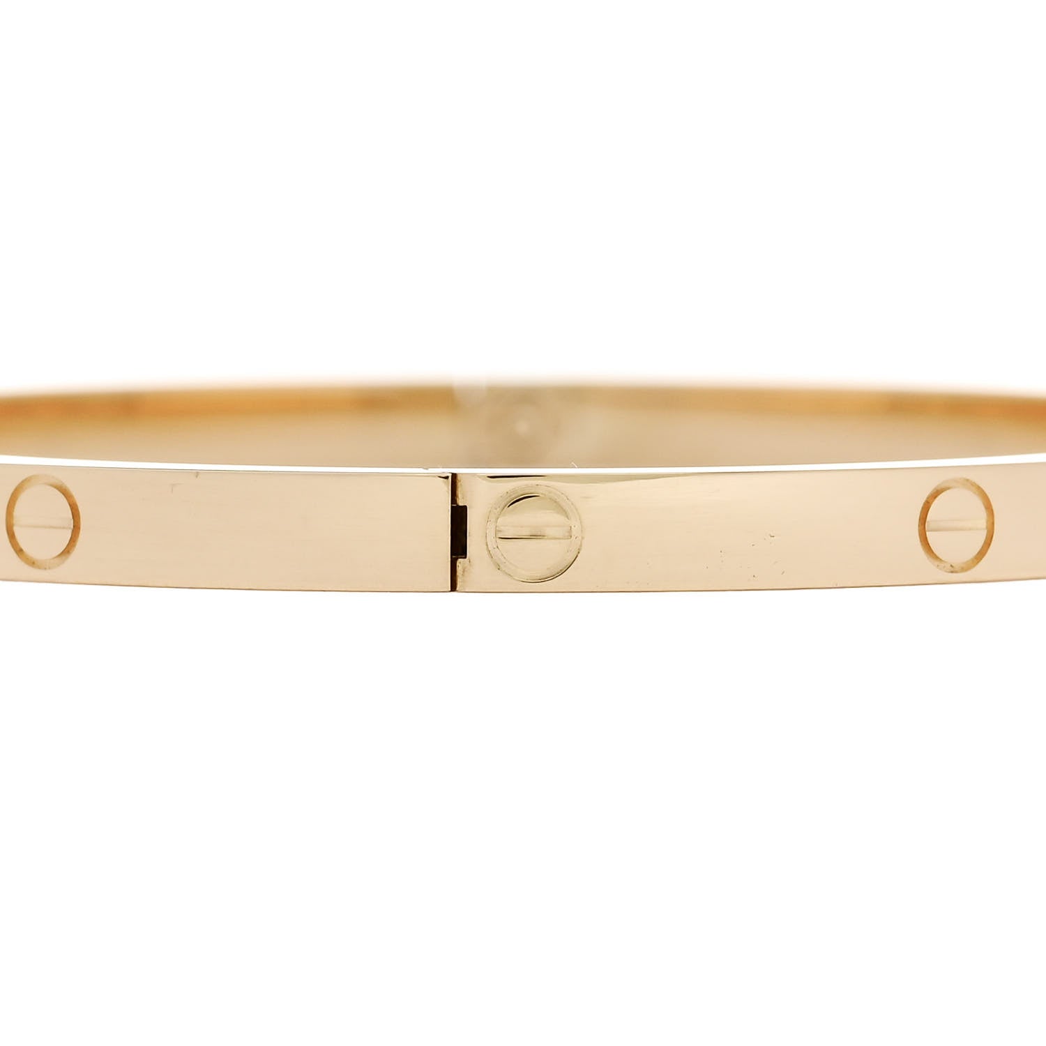 Cartier 18K Yellow Gold Small LOVE Bracelet 17 5 of 8