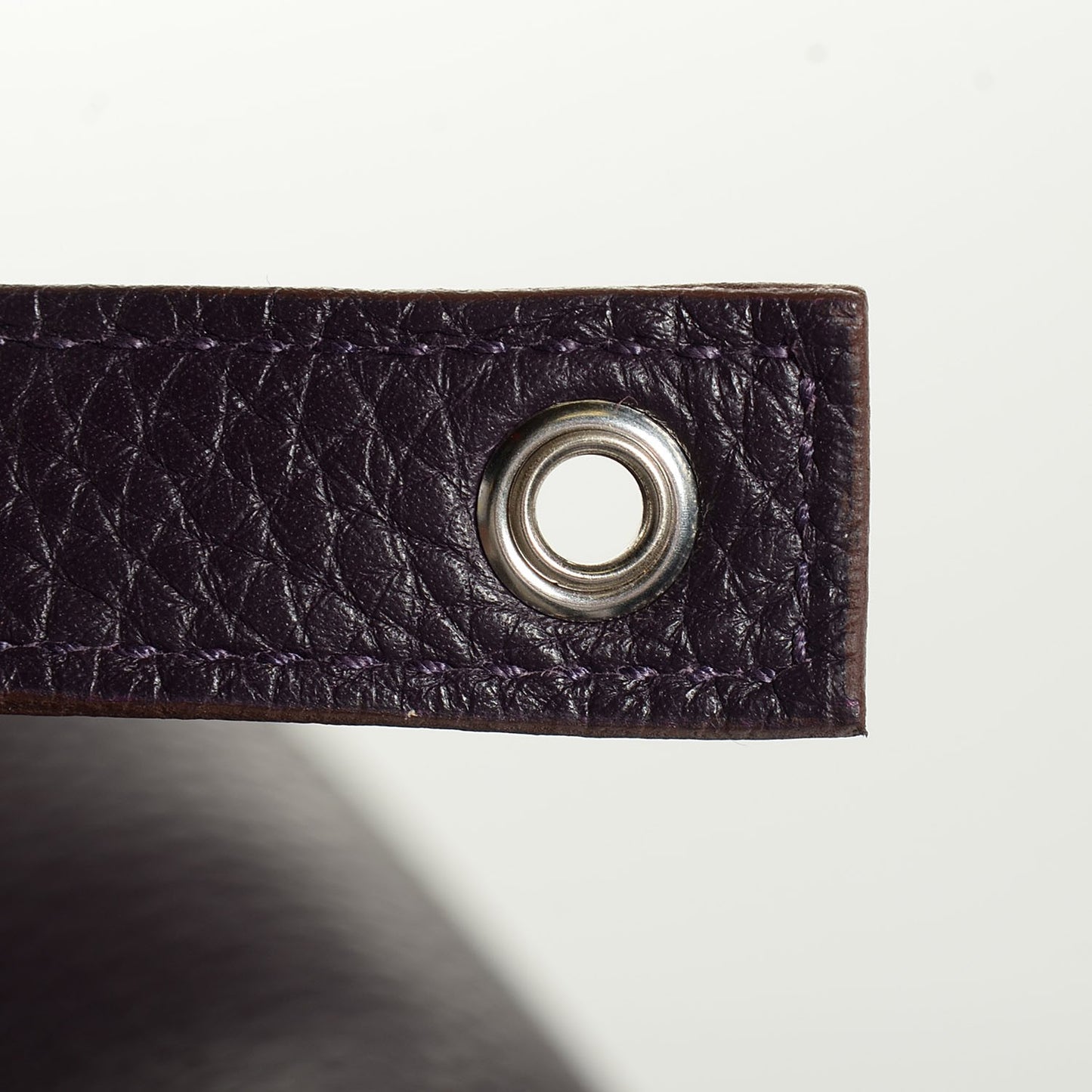 Taurillon Clemence Picotin Lock GM Raisin