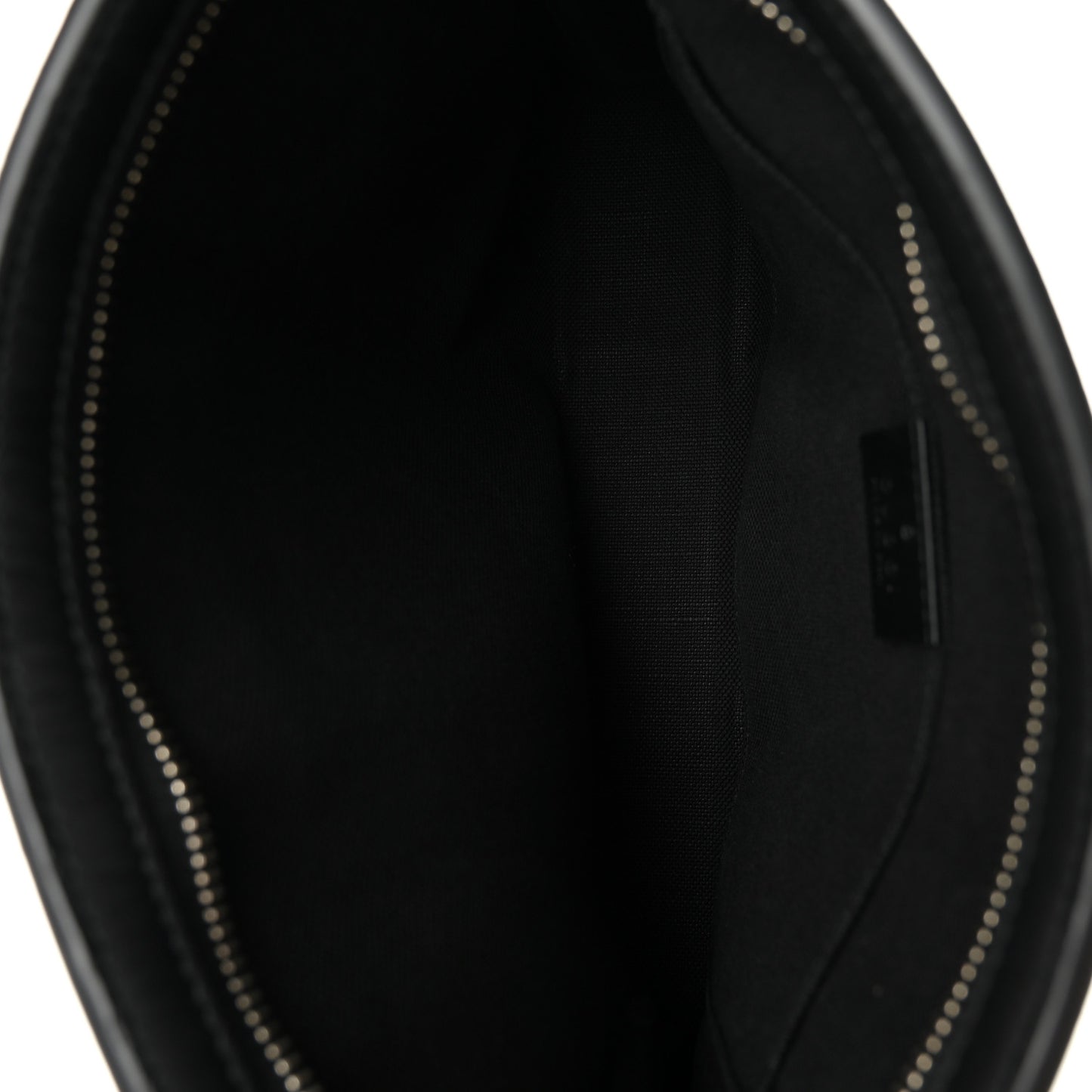 GG Supreme Monogram Selleria Calfskin Web New Web Cosmetic Case Black