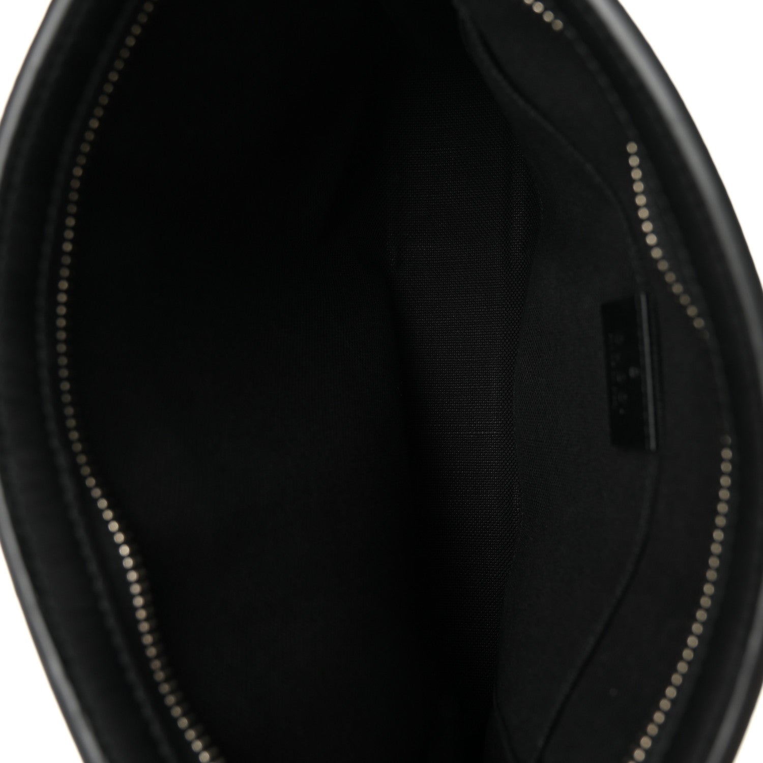 Gucci GG Supreme Monogram Selleria Calfskin Web New Web Cosmetic Case Black 5 of 10
