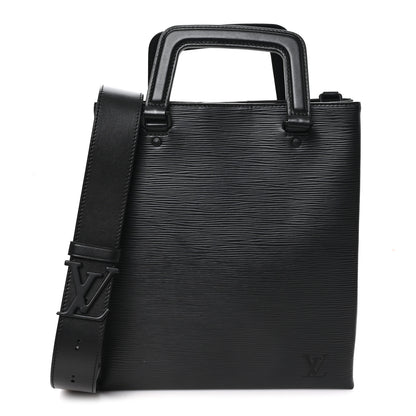 Louis Vuitton Epi Sac Plat Fold Bag Black 1 of 9