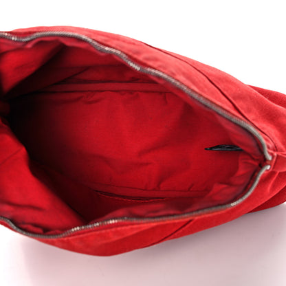 Hermes Cotton Bolide Travel Cosmetic Pouch Rouge 5 of 12