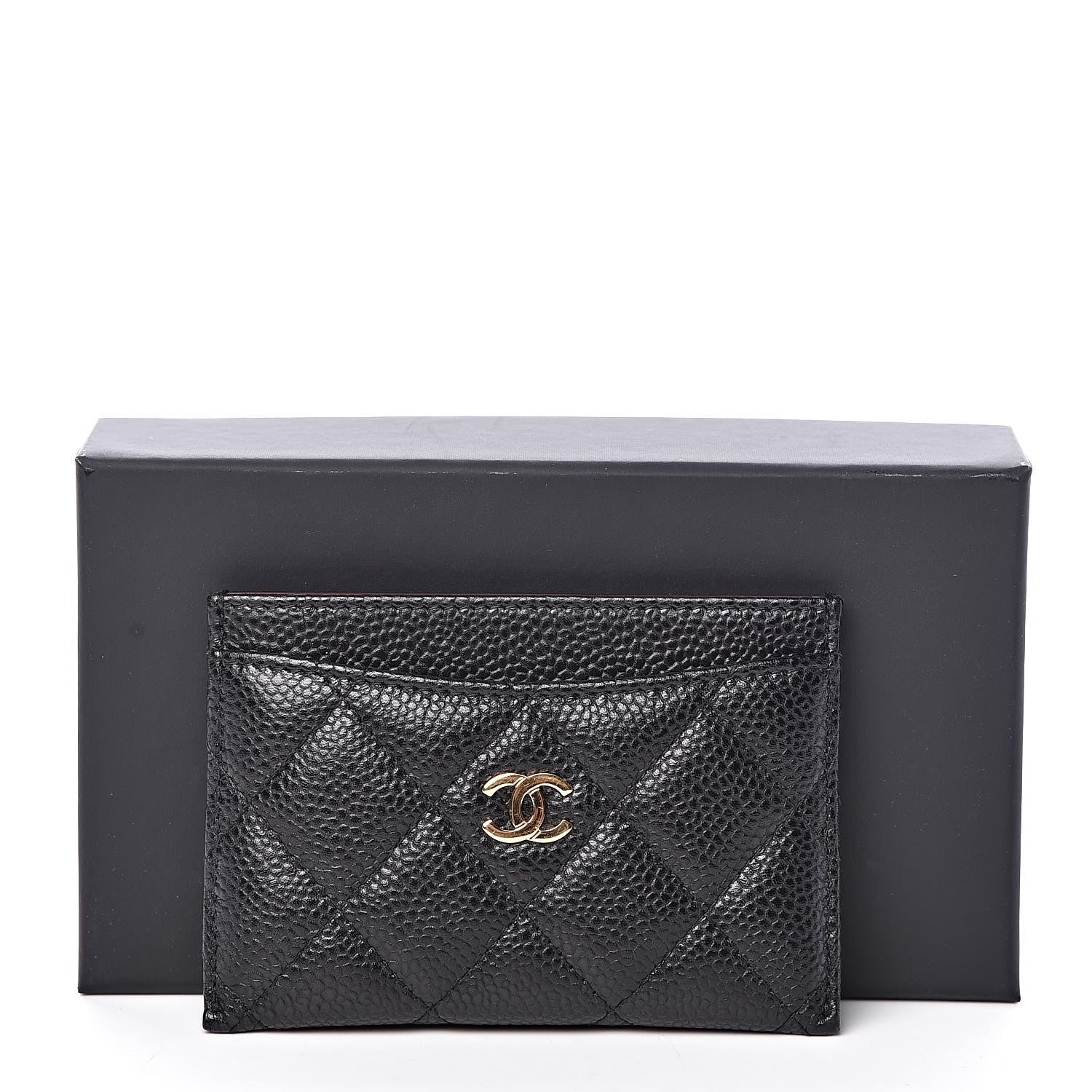 Chanel Caviar Quilted Card Holder Black 13 of 13