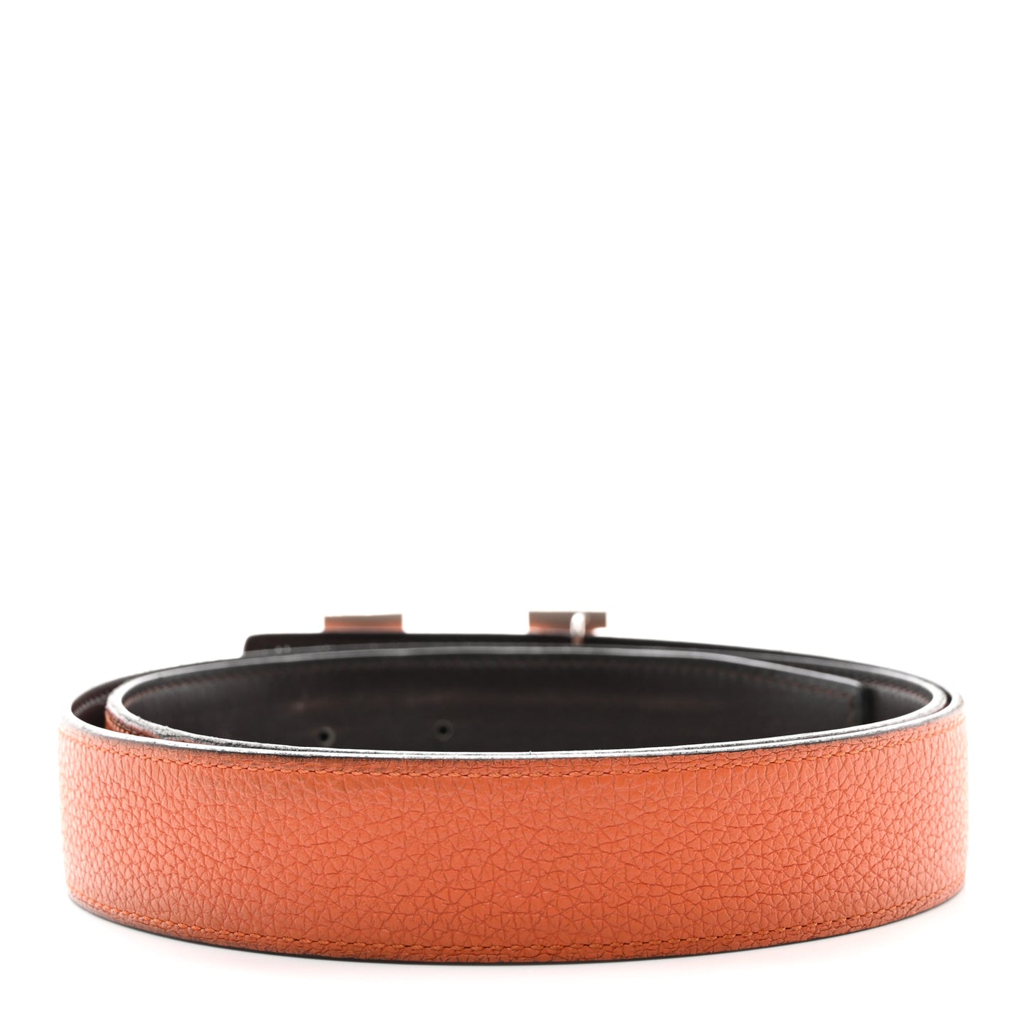 Box Togo 32mm Strie H Belt 90 36 Chocolate Orange