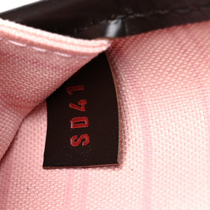 Louis Vuitton Damier Ebene Neo Neverfull MM Rose Ballerine 8 of 23