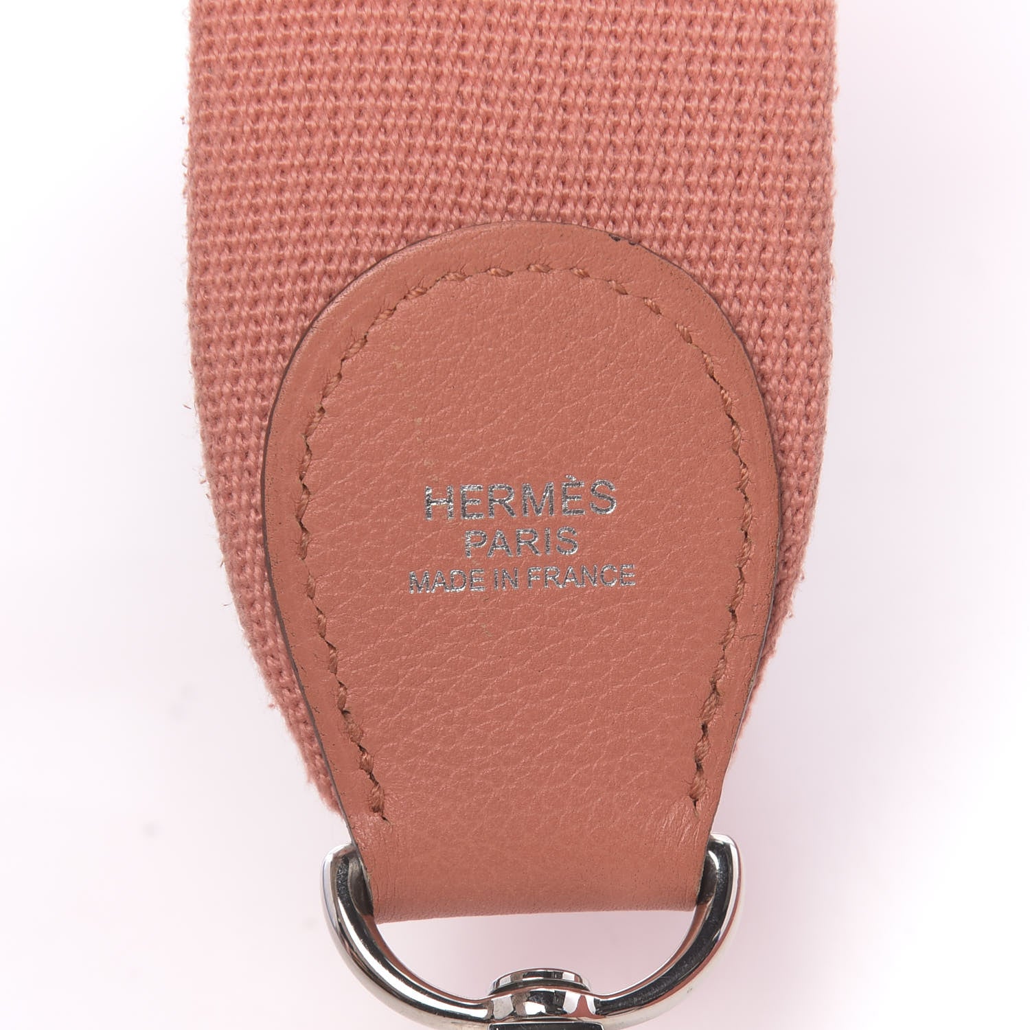 Hermes Toile Taurillon Clemence Shoulder Strap Rose Thè 4 of 4