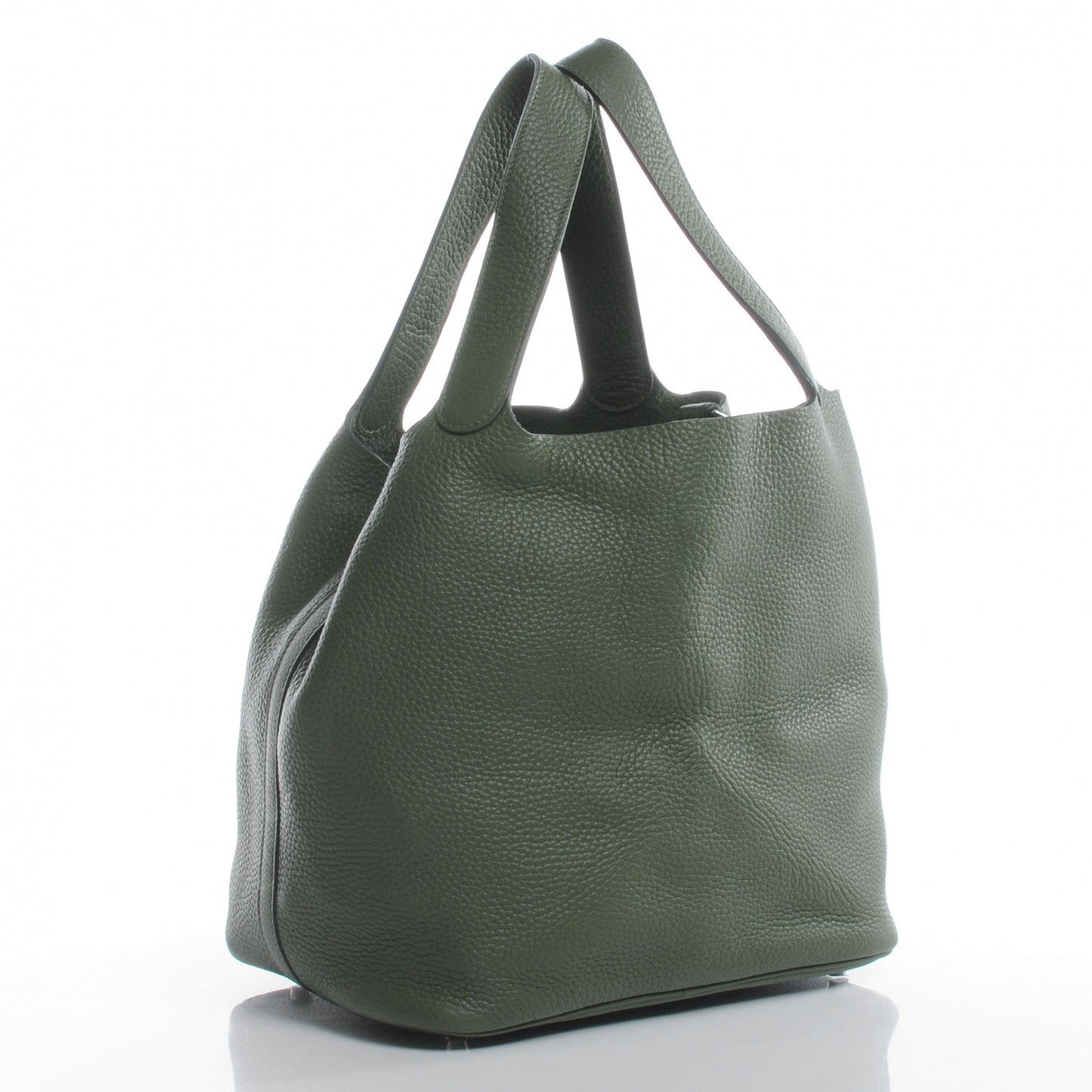 Taurillon Clemence Picotin Lock GM Vert Canopee