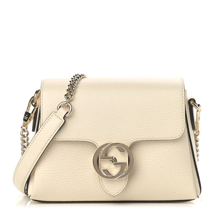 Gucci Dollar Calfskin Interlocking G Crossbody Bag Ivoire 1 of 10