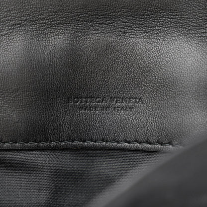 Bottega Veneta Nappa Intrecciato Shoulder Bag Navy Black 7 of 10
