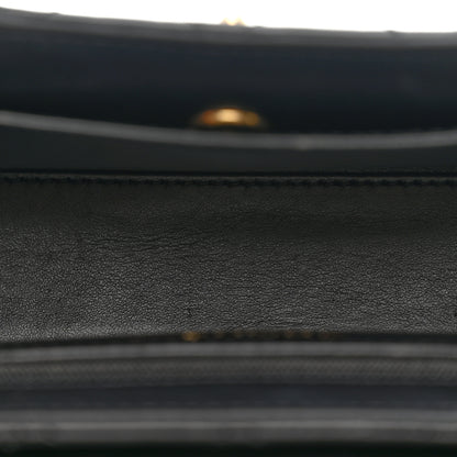 Chanel Shiny Aged Calfskin Quilted Nano Kelly Shopper Black Black 5 of 15