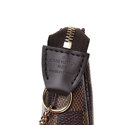 Louis Vuitton Damier Ebene Mini Pochette Accessories 7 of 10
