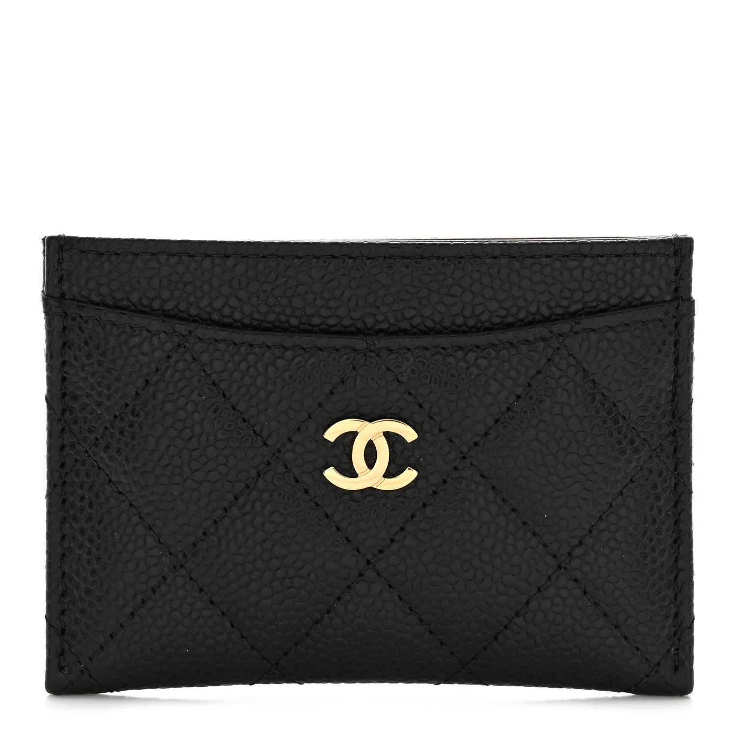 Chanel Caviar Quilted Card Holder Black 1 of 8