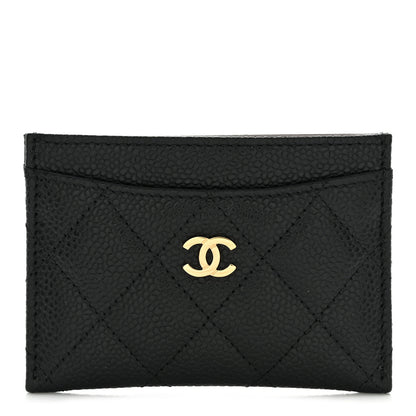 Chanel Caviar Quilted Card Holder Black 1 of 8