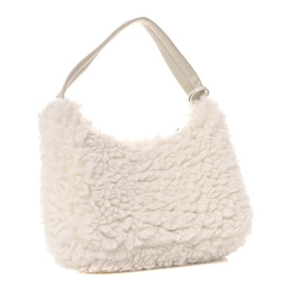 Prada Cashmere Mini Re-Edition 2000 Bag Naturale 3 of 10