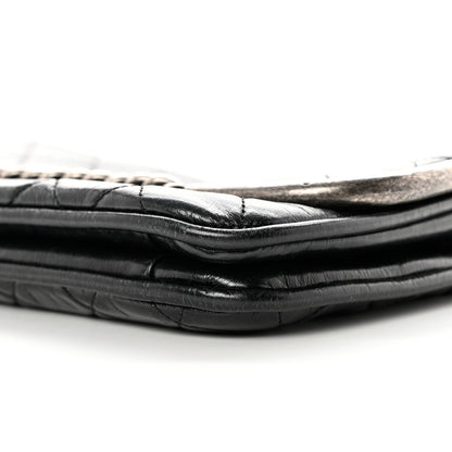 Chanel Glazed Calfskin Quilted Metal Chain Flap Black 8 of 8