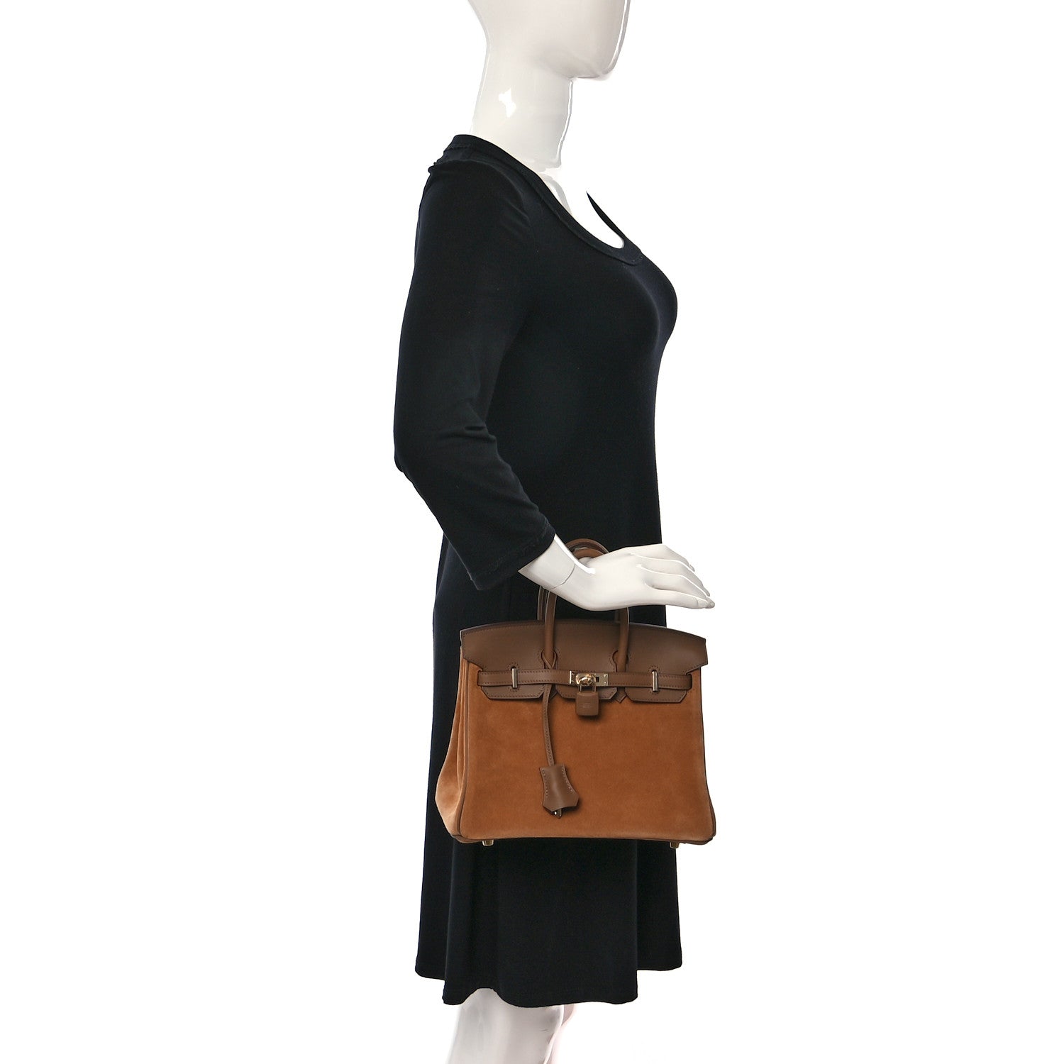 Hermes Veau Doblis Swift Grizzly Birkin 25 Alezan 2 of 11