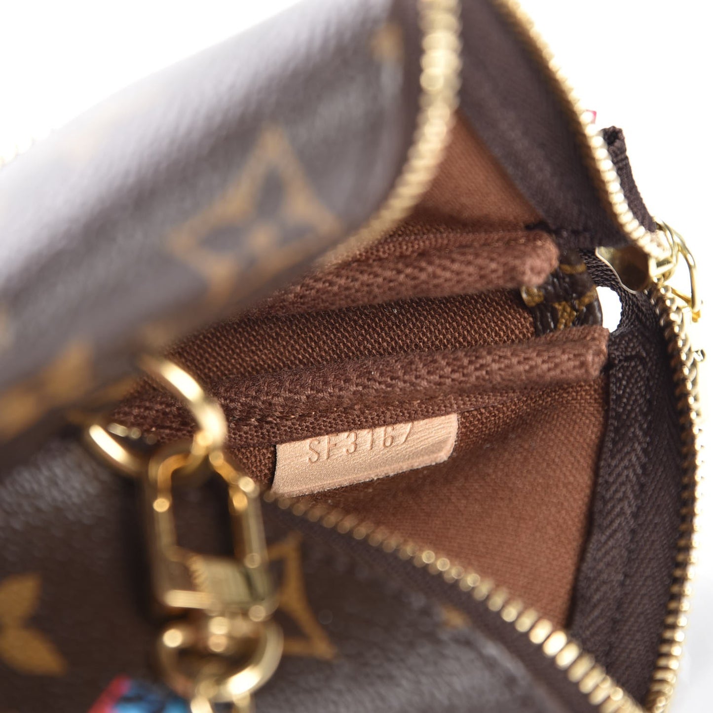 Monogram 2017 Christmas Animation Mini Pochette Accessories