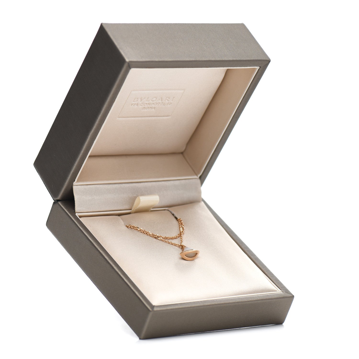 Bulgari 18K Rose Gold Mother of Pearl Divas' Dream Bracelet ML 4 of 4