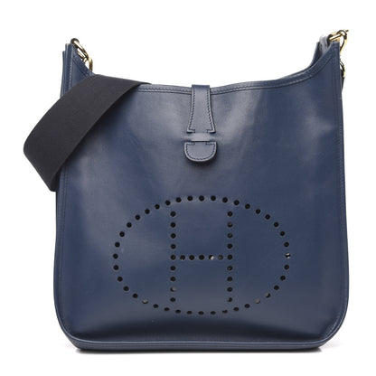 Hermes Box Evelyne TGM Bleu Marine 1 of 10
