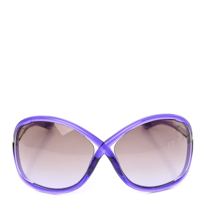 Tom Ford Acetate Whitney Crossover Sunglasses TF9 Purple 2 of 8