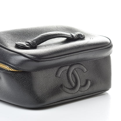 Chanel Caviar Vanity Cosmetic Case Black 12 of 13