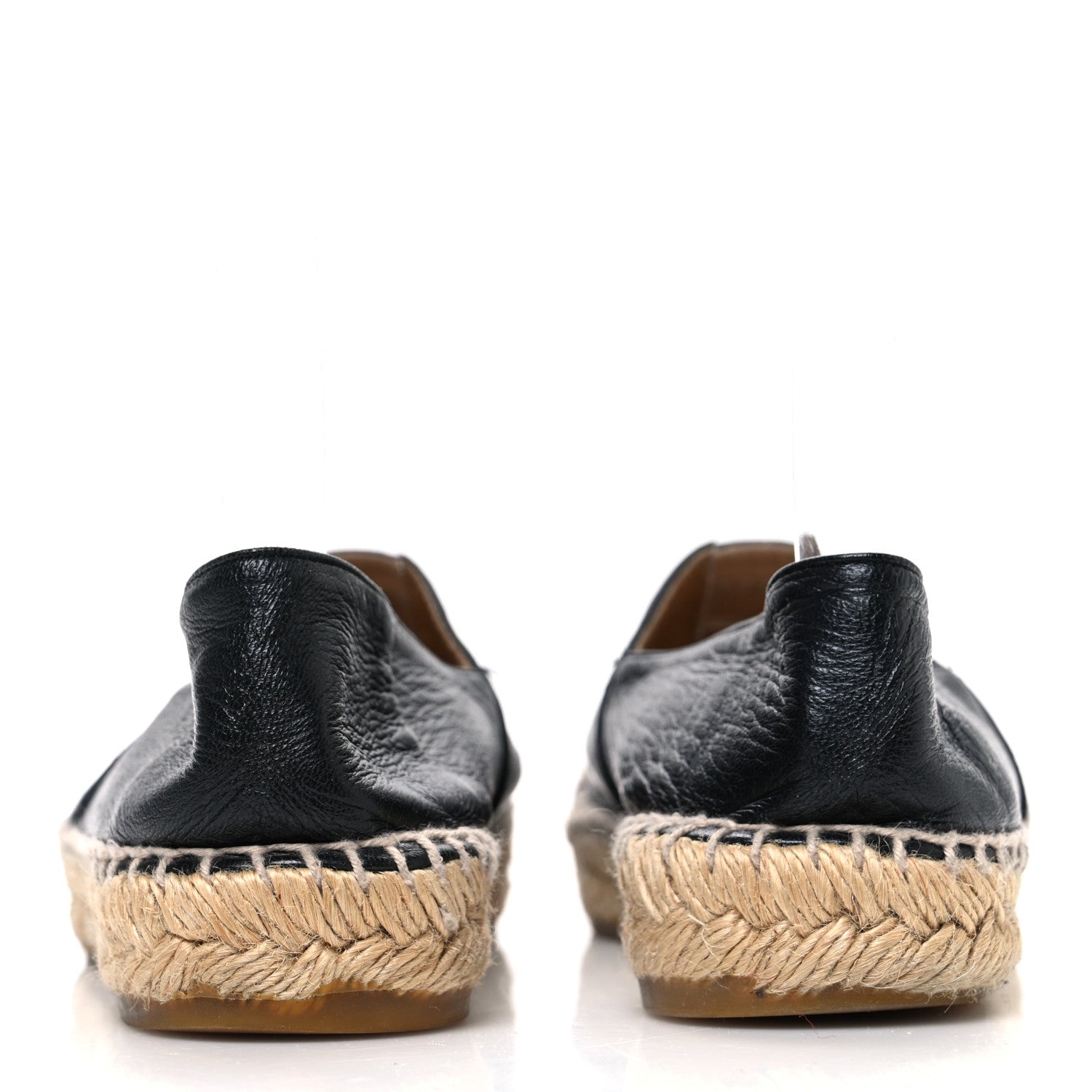 Chanel Lambskin CC Espadrilles 36 Black 6 of 11
