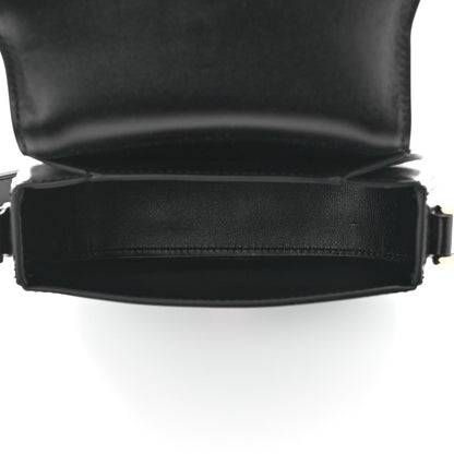 Versace Calfskin Small Greca Goddess Shoulder Bag Black 5 of 13
