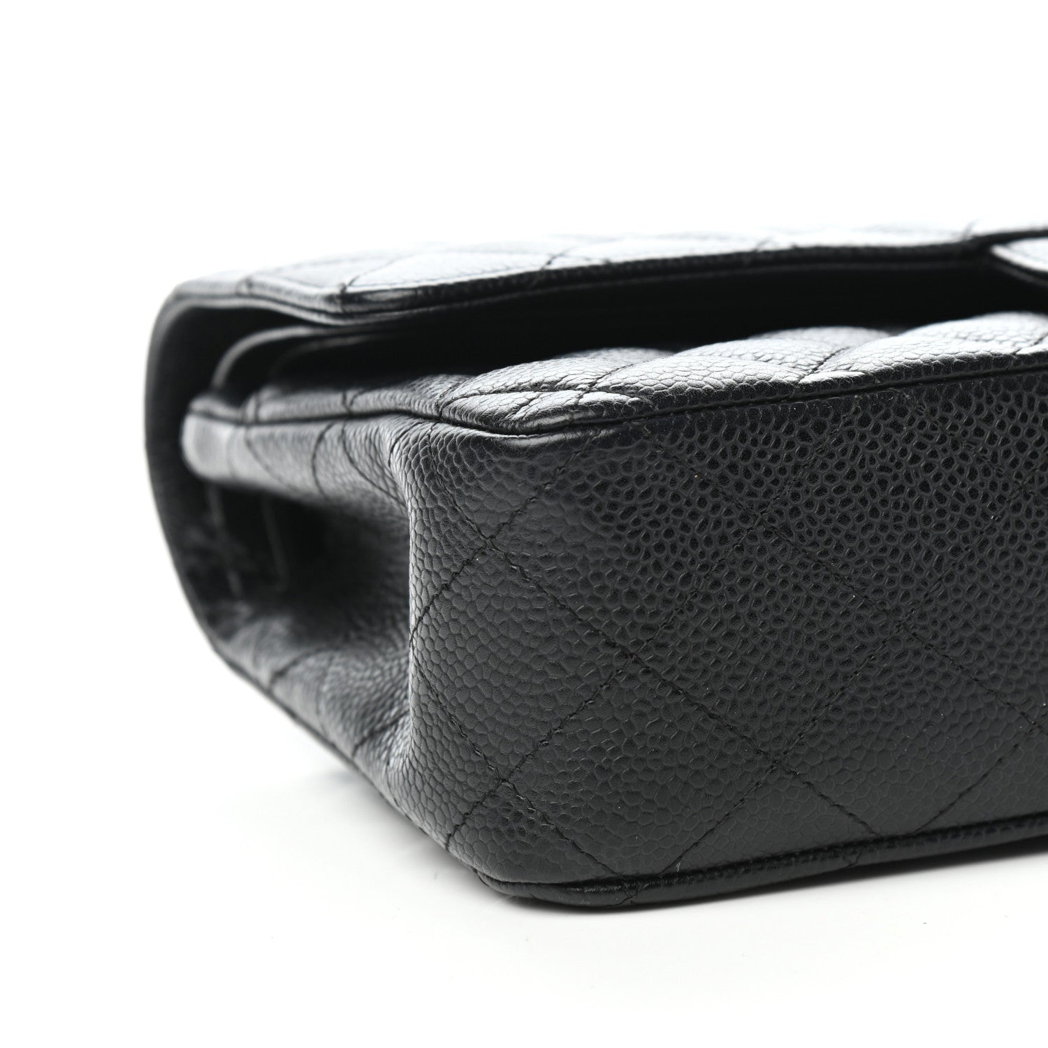 Chanel Caviar Quilted Medium Double Flap Black 8 of 11