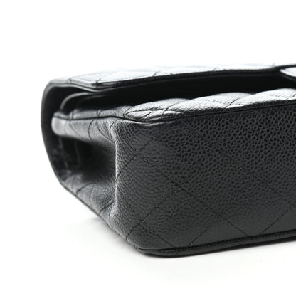 Chanel Caviar Quilted Medium Double Flap Black 8 of 11