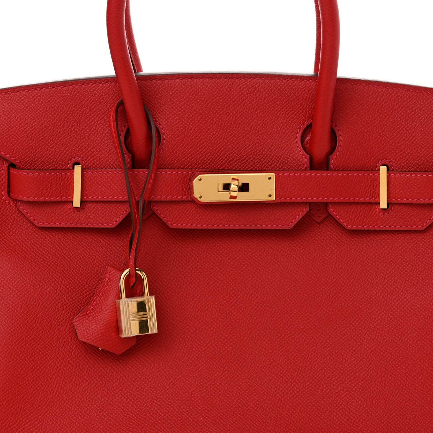 Hermes Epsom BIRKIN 30 Rouge Casaque 8 of 15