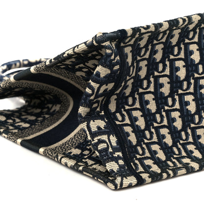 Christian Dior Oblique Medium Book Tote Blue Multicolor 9 of 10