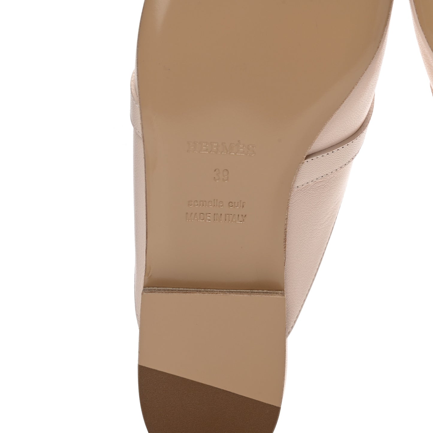 Goatskin Oz Mules 39 Blanc Poros