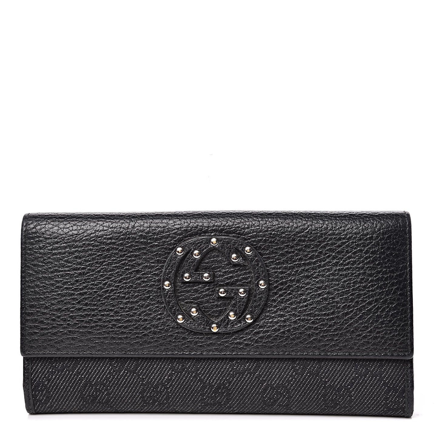 Calfskin Monogram Blondie Continental Wallet Black