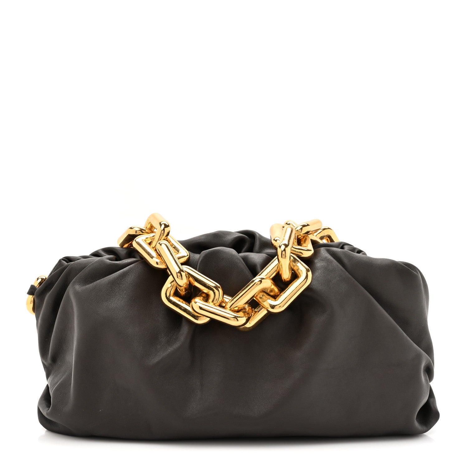 Bottega Veneta Calfskin The Pouch Chain Fondant 1 of 11